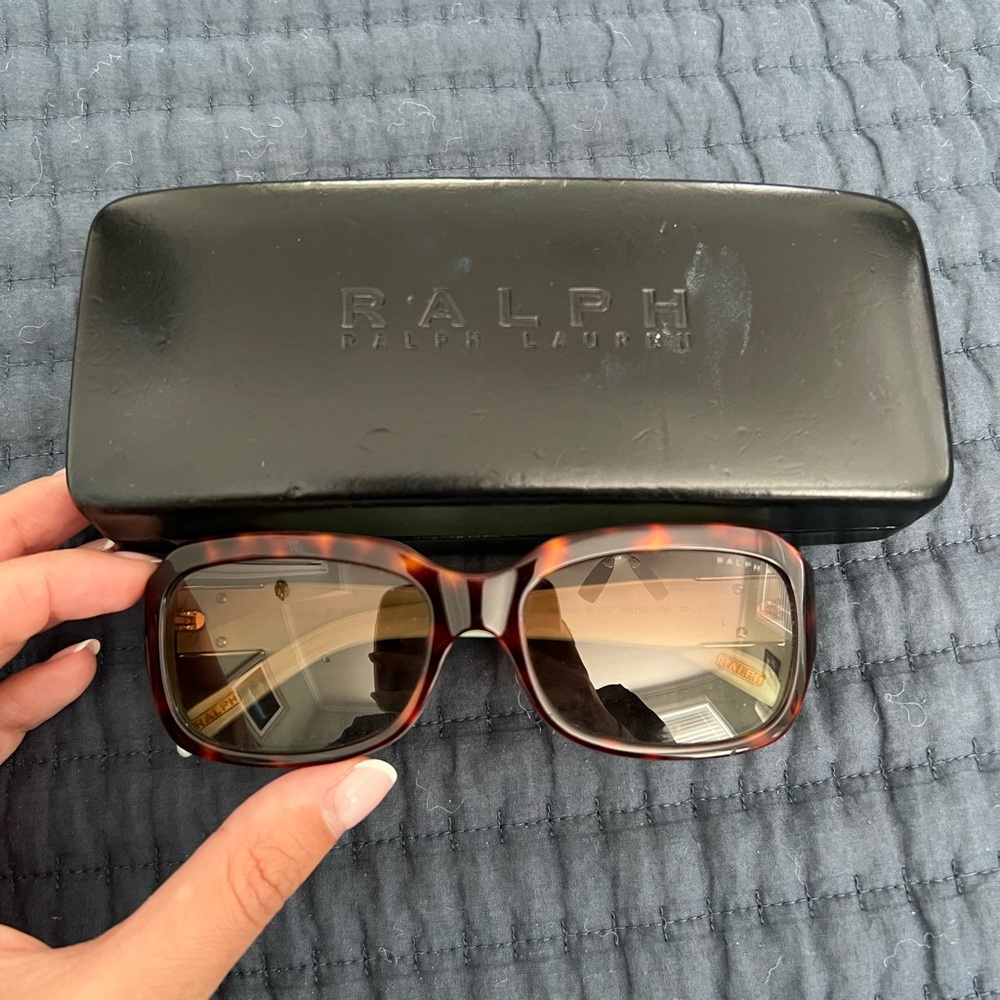 Ralph Lauren Brown Sunglasses with Case